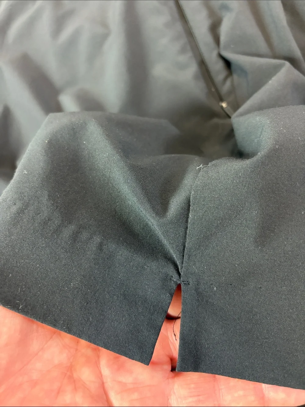 Athleta Black Active Skort with Zipper Pockets
